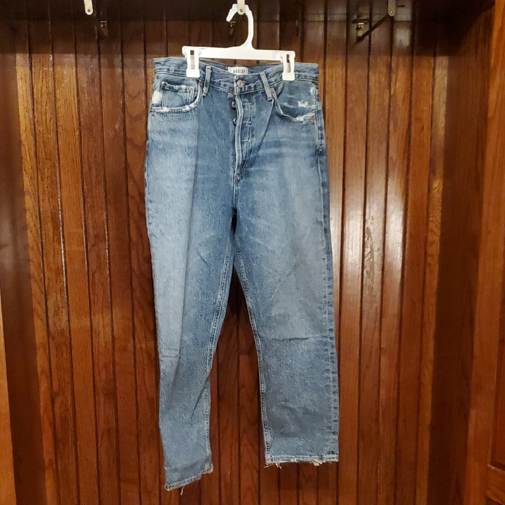 AGOLDE 'RILEY' SIZE 29 Classic Blue Women's Jeans